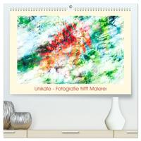 Vorderes Coverbild Unikate - Fotografie trifft Malerei (hochwertiger Premium Wandkalender 2025 DIN A2 quer), Kunstdruck in Hochglanz