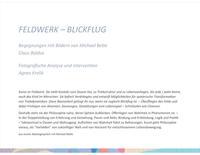 Vorderes Coverbild Leben unerwartet. Feldwerk - Blickflug