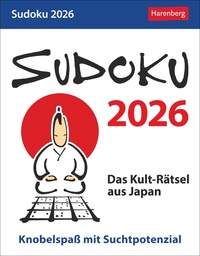 Vorderes Coverbild Sudoku Tagesabreißkalender 2026 - Das Kult-Rätsel aus Japan