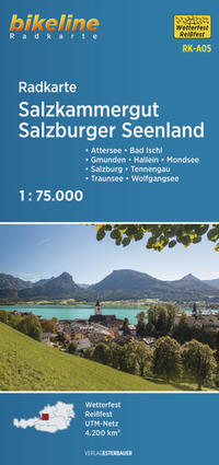 Vorderes Coverbild Radkarte Salzkammergut - Salzburger Seenland (RK-A05)