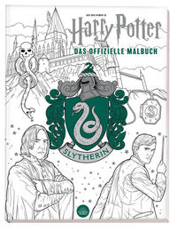 Vorderes Coverbild Aus den Filmen zu Harry Potter: Das offizielle Malbuch: Slytherin