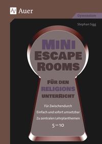 Vorderes Coverbild Mini-Escape Rooms für den Religionsunterricht