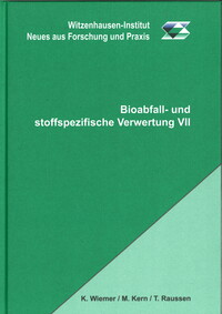 Vorderes Coverbild Bioabfall- und stoffspezifische Verwertung VII