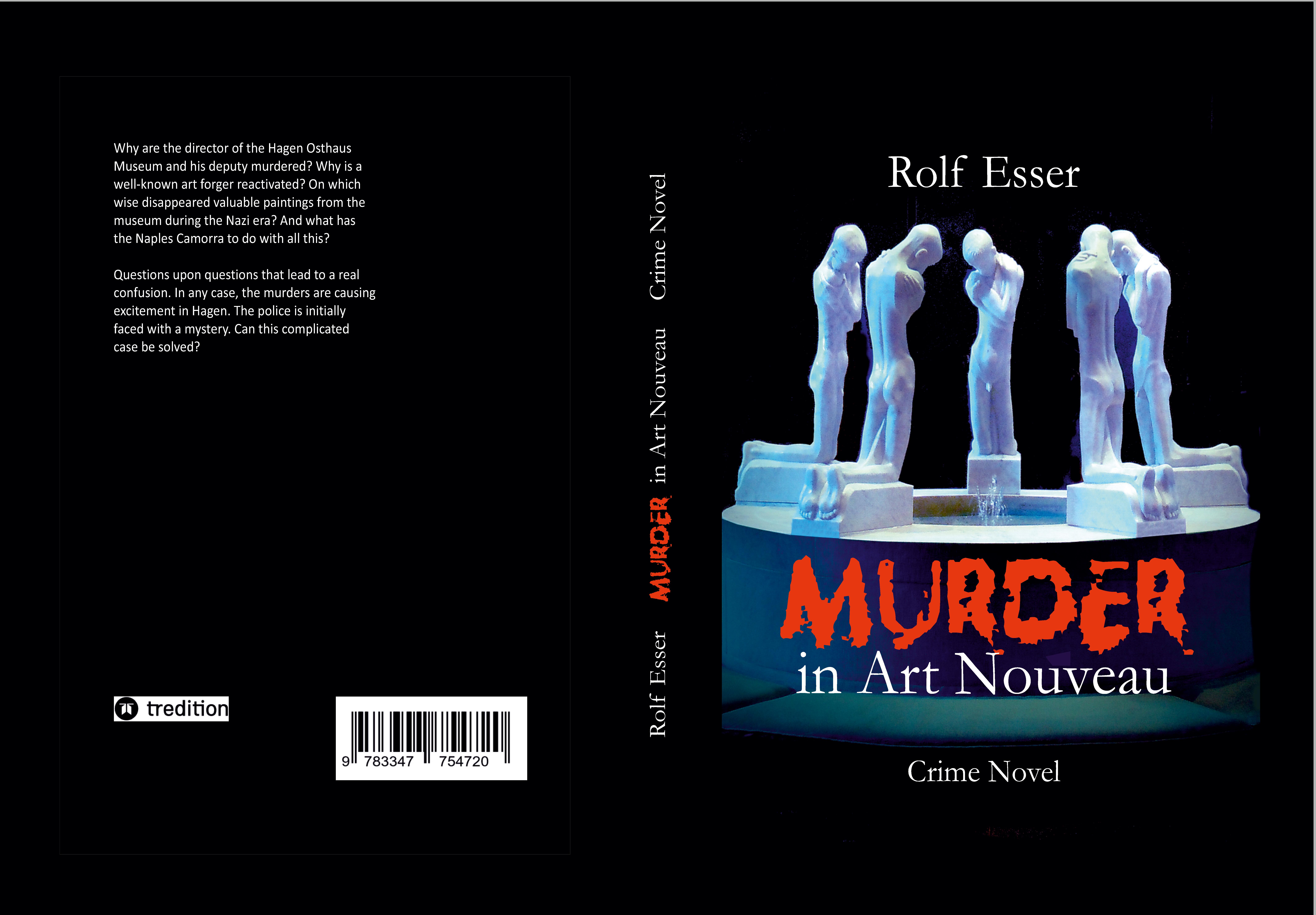 Gesamtes Coverbild Murder in Art Nouveau