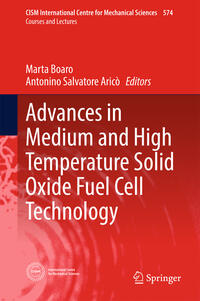 Vorderes Coverbild Advances in Medium and High Temperature Solid Oxide Fuel Cell Technology