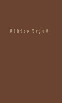 Vorderes Coverbild Viktor Lejon