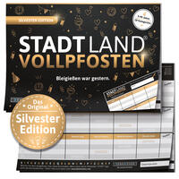 Vorderes Coverbild DENKRIESEN - STADT LAND VOLLPFOSTEN® - SILVESTER EDITION - "Bleigießen war gestern."
