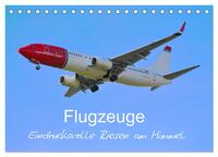 Vorderes Coverbild Flugzeuge - Eindrucksvolle Riesen am Himmel (Tischkalender 2025 DIN A5 quer), CALVENDO Monatskalender