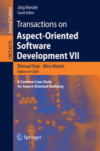 Vorderes Coverbild Transactions on Aspect-Oriented Software Development VII