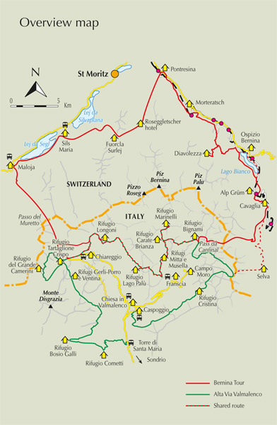 Beispielinhalt (Bild) The Tour of the Bernina