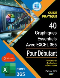 Vorderes Coverbild 40 graphiques essentiels avec EXCEL 365
