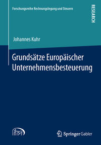 Vorderes Coverbild Grundsätze Europäischer Unternehmensbesteuerung
