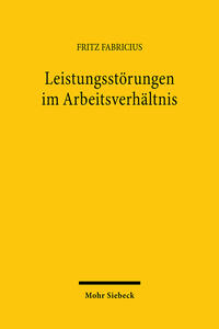 Vorderes Coverbild Leistungsstörungen im Arbeitsverhältnis