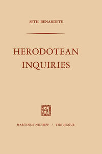 Vorderes Coverbild Herodotean Inquiries