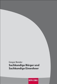 Vorderes Coverbild Sachkundige Bürger und Sachkundige Einwohner