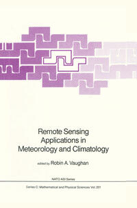 Vorderes Coverbild Remote Sensing Applications in Meteorology and Climatology