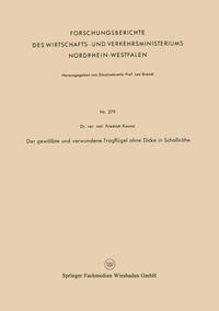 Vorderes Coverbild Der gewölbte und verwundene Tragflügel ohne Dicke in Schallnähe