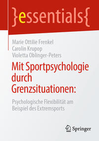 Vorderes Coverbild Mit Sportpsychologie durch Grenzsituationen: