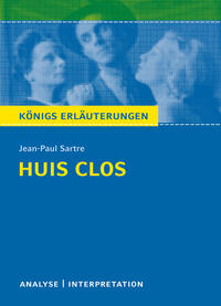 Vorderes Coverbild Huis clos (Geschlossene Gesellschaft) von Jean-Paul Sartre.