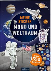 Vorderes Coverbild Meine Sticker – Mond und Weltraum