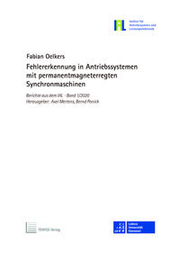 Vorderes Coverbild Fehlererkennung in Antriebssystemen mit permanentmagneterregten Synchronmaschinen