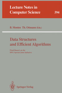 Vorderes Coverbild Data Structures and Efficient Algorithms