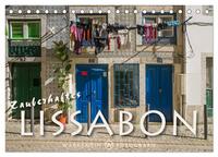 Vorderes Coverbild Zauberhaftes Lissabon (Tischkalender 2025 DIN A5 quer), CALVENDO Monatskalender