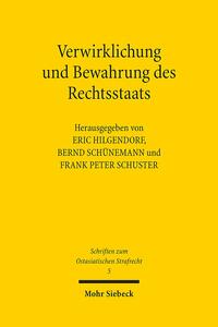 Vorderes Coverbild Verwirklichung und Bewahrung des Rechtsstaats