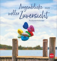 Vorderes Coverbild Augenblicke voller Zuversicht Postkartenkalender 2026