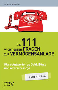 Vorderes Coverbild Die 111 wichtigsten Fragen der Vermögensanlage – simplified