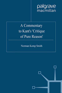 Vorderes Coverbild A Commentary to Kant’s ‘Critique of Pure Reason’
