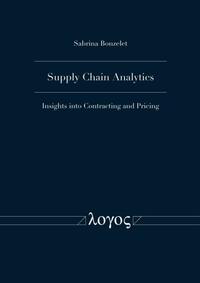 Vorderes Coverbild Supply Chain Analytics