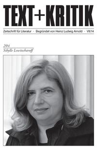Vorderes Coverbild Sibylle Lewitscharoff