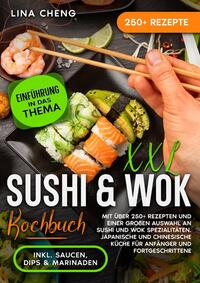 Vorderes Coverbild XXL Sushi &amp; WOK Kochbuch