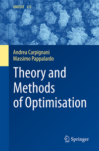 Vorderes Coverbild Theory and Methods of Optimisation
