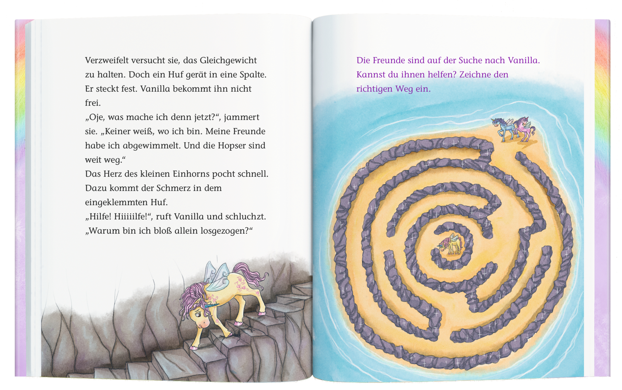 Beispielinhalt (Bild) Einhorn-Paradies (Leseanfänger, Bd. 3)