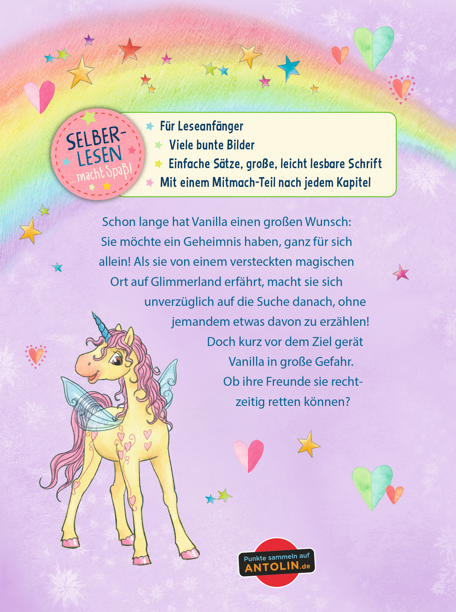 Rückseitencover Einhorn-Paradies (Leseanfänger, Bd. 3)