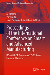 Vorderes Coverbild Proceedings of the International Conference on Smart and Advanced Manufacturing
