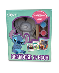 Vorderes Coverbild Disney Stitch: Spardose & Buch
