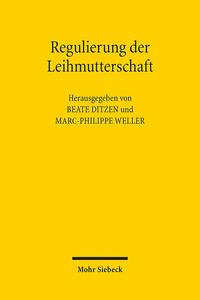 Vorderes Coverbild Regulierung der Leihmutterschaft