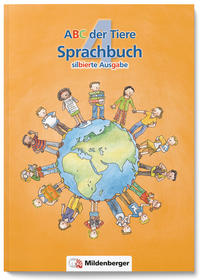 Vorderes Coverbild ABC der Tiere 4 – Sprachbuch, silbierte Ausgabe