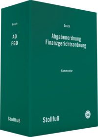 Vorderes Coverbild Abgabenordnung Finanzgerichtsordnung Kommentar - online
