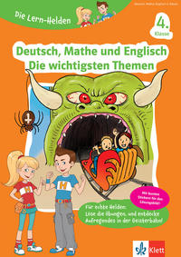 Vorderes Coverbild Klett Deutsch, Mathe und Englisch Die wichtigsten Themen 4. Klasse