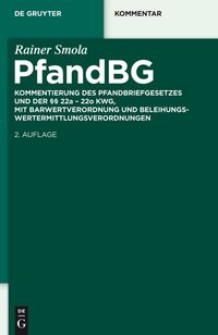 Vorderes Coverbild Pfandbriefgesetz