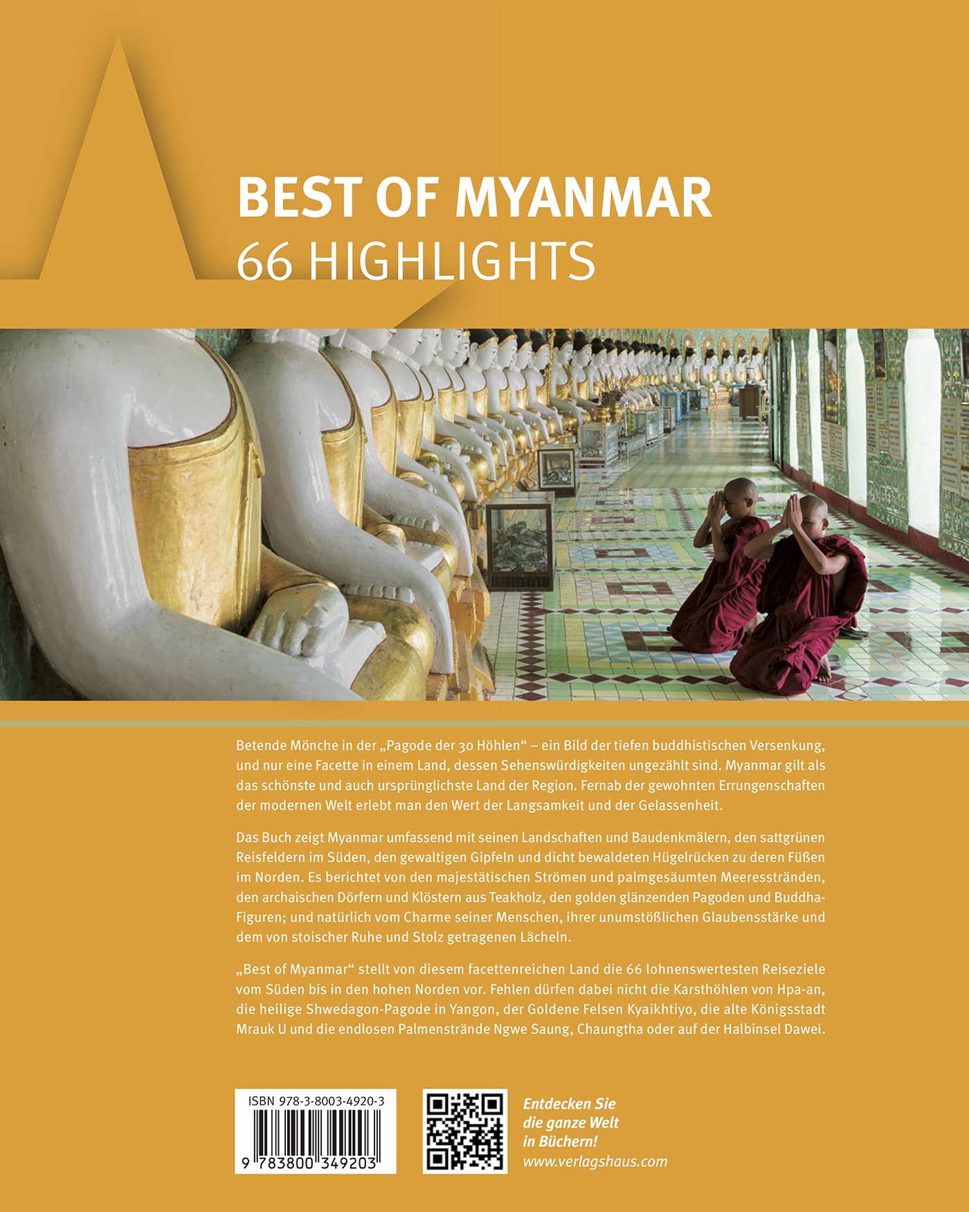 Rückseitencover Best of Myanmar - 66 Highlights