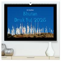 Vorderes Coverbild Bhutan Druk Yul 2025 (hochwertiger Premium Wandkalender 2025 DIN A2 quer), Kunstdruck in Hochglanz