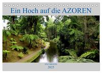 Vorderes Coverbild São Miguel Ein Hoch auf die Azoren (Tischkalender 2025 DIN A5 quer), CALVENDO Monatskalender