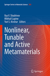 Vorderes Coverbild Nonlinear, Tunable and Active Metamaterials