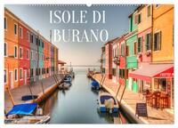 Vorderes Coverbild Isole di Burano (Wandkalender 2025 DIN A2 quer), CALVENDO Monatskalender
