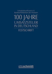 Vorderes Coverbild 100 Jahre Umsatzsteuer in Deutschland
